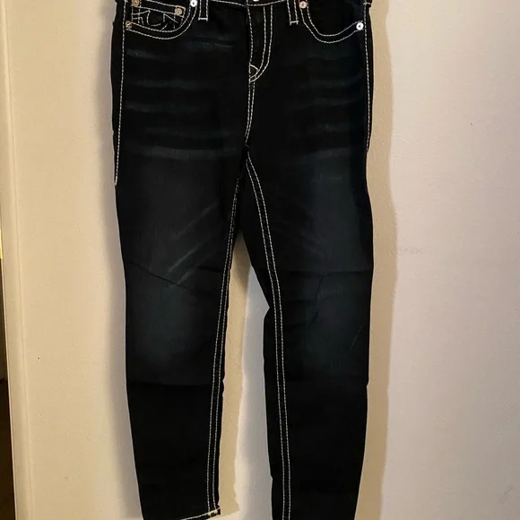 True Religion Black Skinny Jeans - Picture 3 of 4